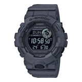Montre numérique connectée G-SHOCK GBD-800 de Casio avec cadran en verre minéral, bracelet en résine, fonctionnalités de synchronisation Bluetooth, calendrier automatique, heure universelle,
