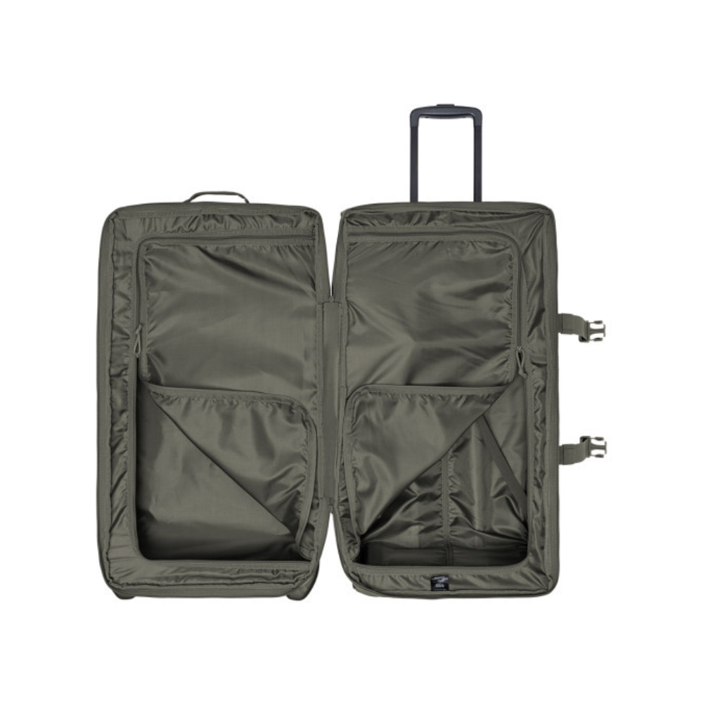 Robuste sac de transport militaire Transall 120L par A10 Equipment, résistant et ergonomique avec double compartiment.