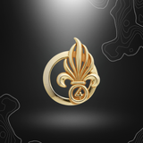 Insigne doré du béret de la 4ème REI de la Légion étrangère