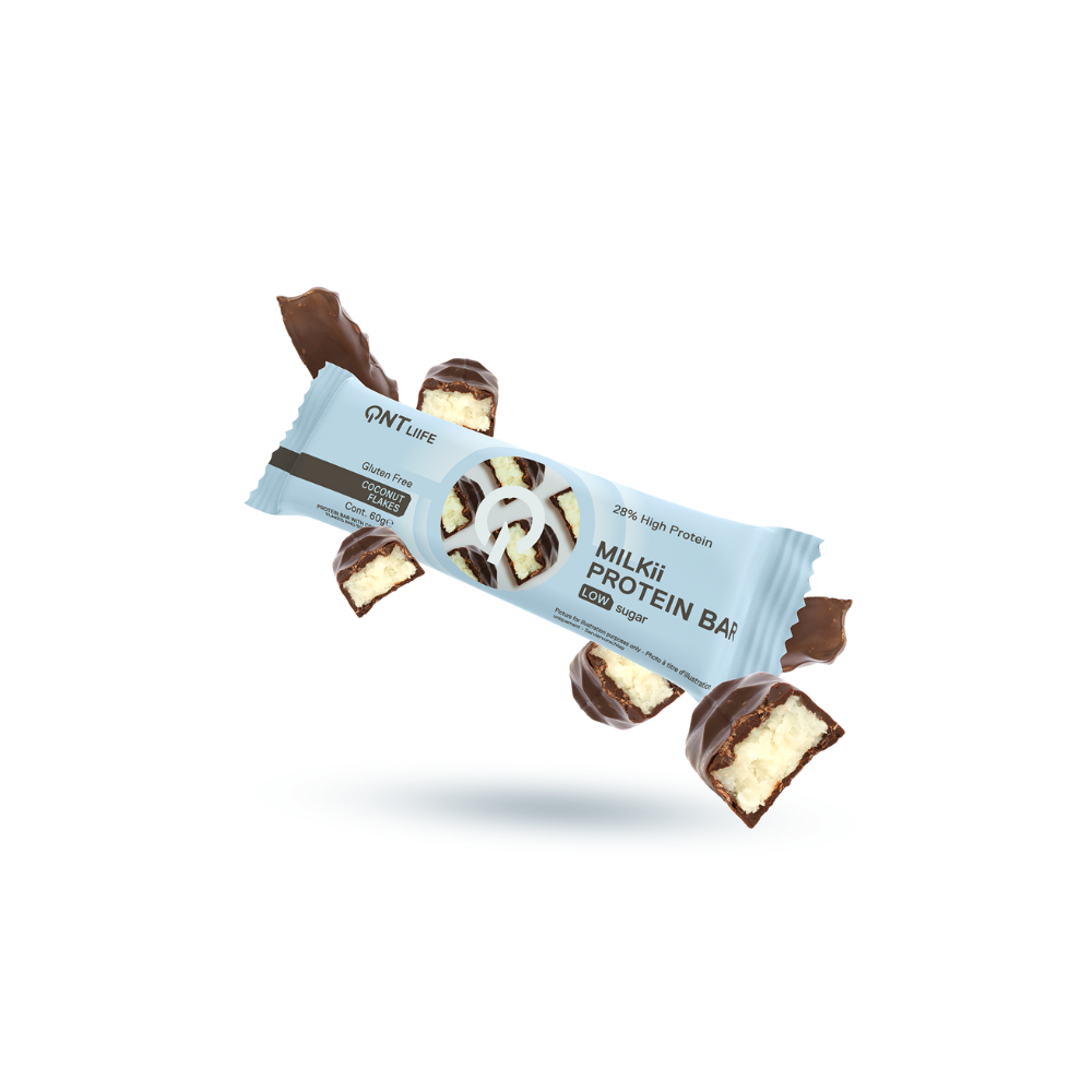 Barre protéinée MILKii au chocolat et noix de coco sans gluten