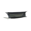 MFH Jungle Hamac avec moustiquaire et toit vert olive, en toile indéchirable, avec cordes de fixation réglables et anneaux métalliques robustes