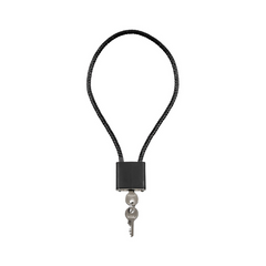 Cadenas universel MFH de 36cm avec 2 clés pour sécuriser les armes, casques de protection et sacs à dos