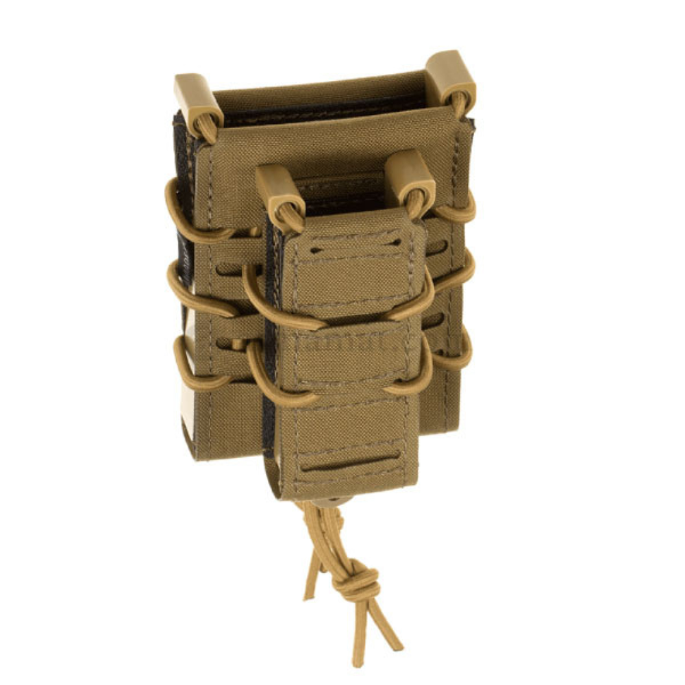 Porte-chargeur mixte PA/Fusil Coyote de Templar's Gear, pochette ultralégère en Cordura 500D avec fixation PALS/Molle