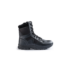 Chaussure Sécurité Secu-One 8' Zip noir de A10 Equipment avec semelle extérieure Grip-Urban et semelle intérieure Ergo-Soft