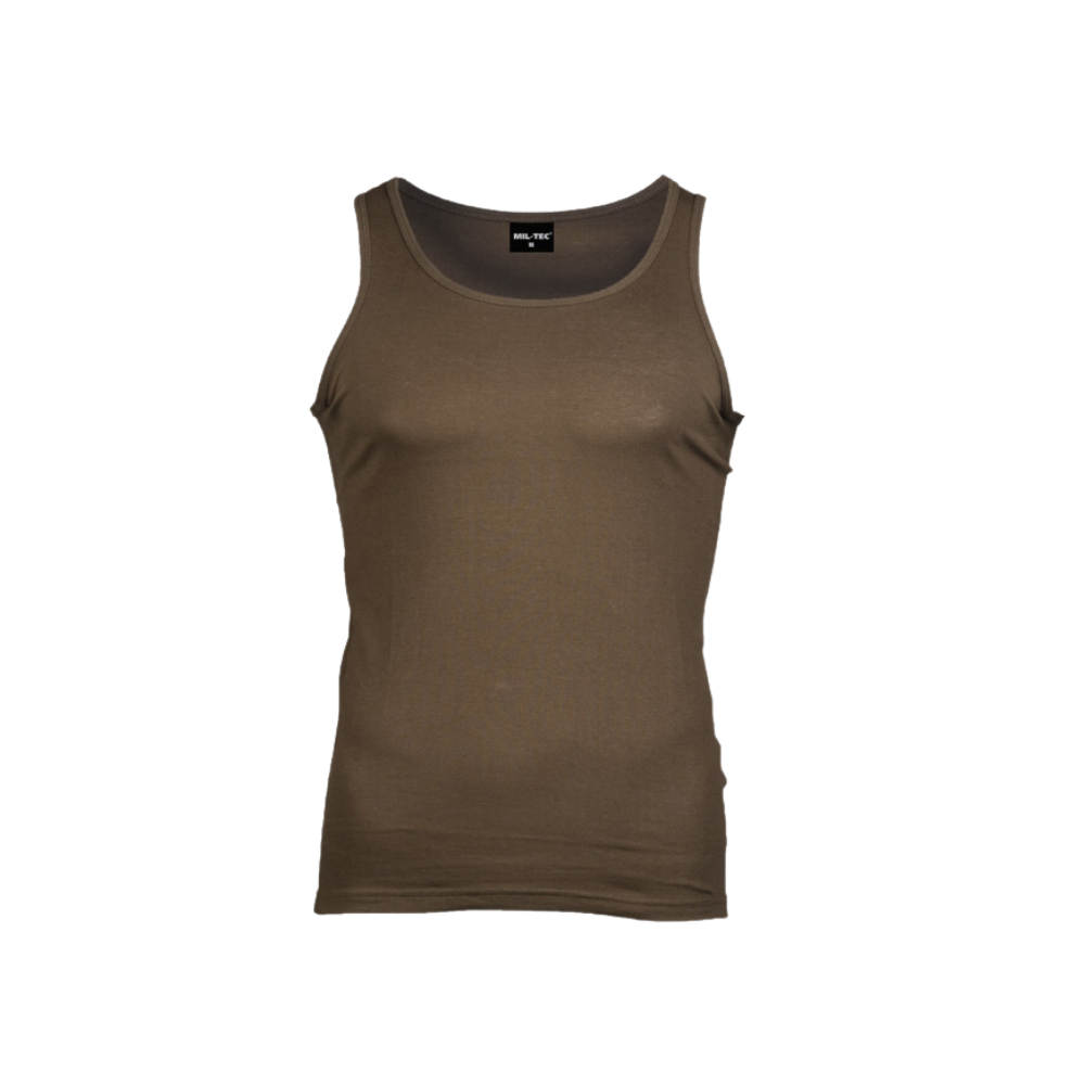 DÉBARDEUR COTON VERT OLIVE | MIL-TEC