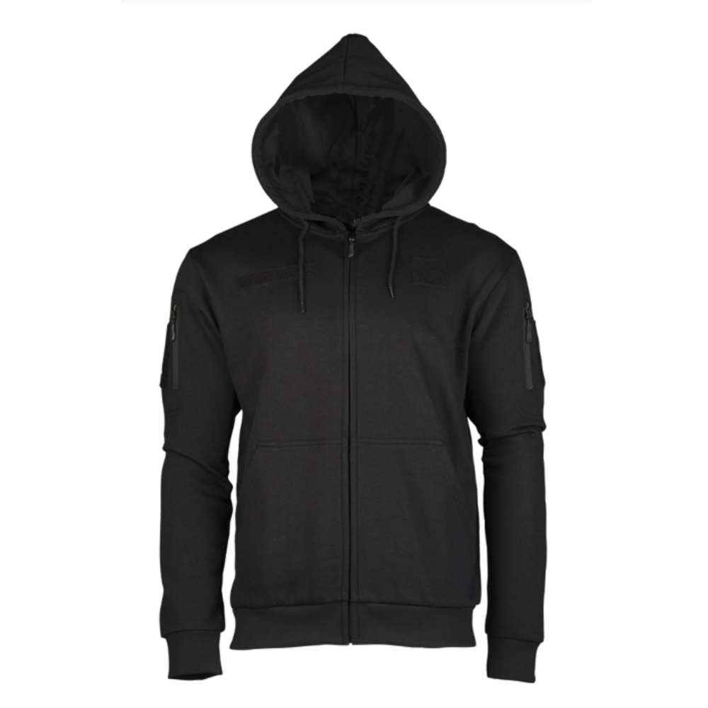 SWEAT TACTIQUE NOIR VIERGE | MIL-TEC