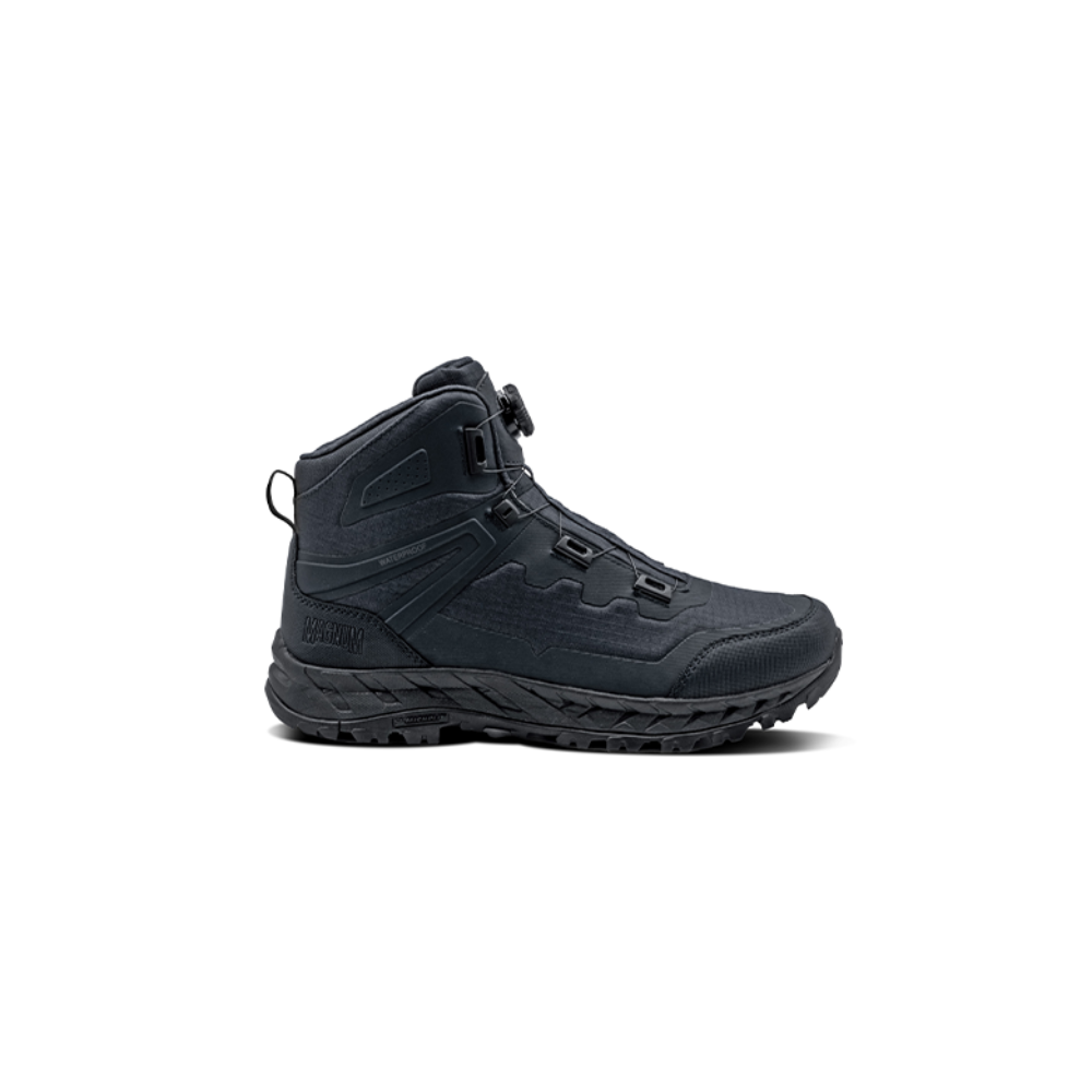 Chaussures noires Magnum Ultima Pro RC 6.0 WP M-LOC, imperméables et durables avec semelle Michelin adhérente
