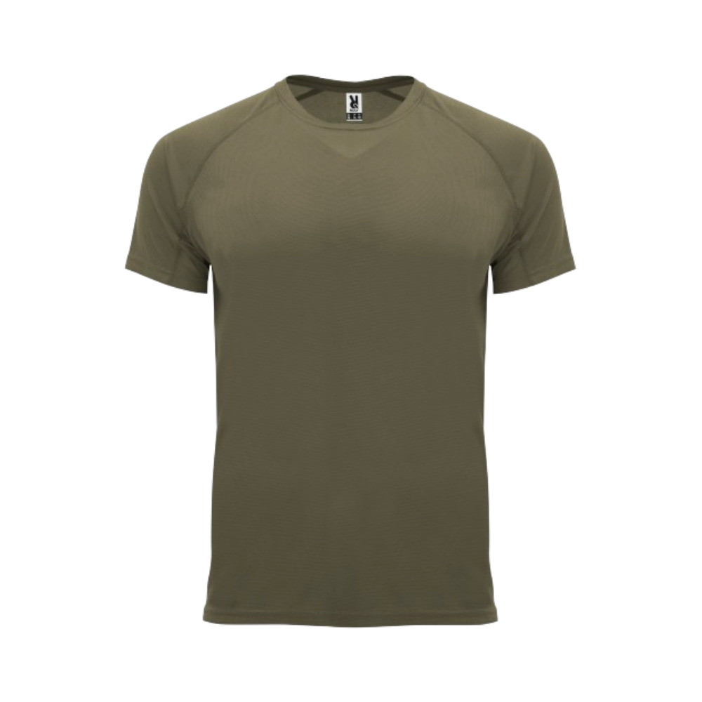 Deux t-shirts de l'armée française pour 25€, disponibles en vert et désert, avec différentes tailles, en tissu respirant et technique, lavage facile, spécial sublimation et protection UV, rés