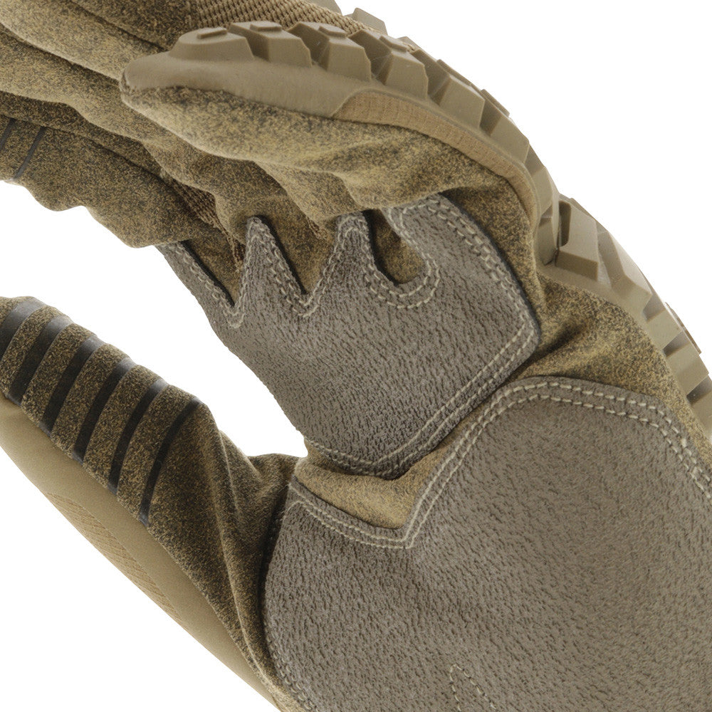 Gants M-Pact Mechanix tan compatibles écran tactile, norme EN 388 2121XP