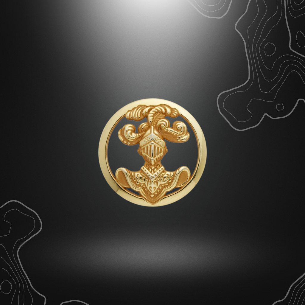Logo doré du beret ABC Spahis