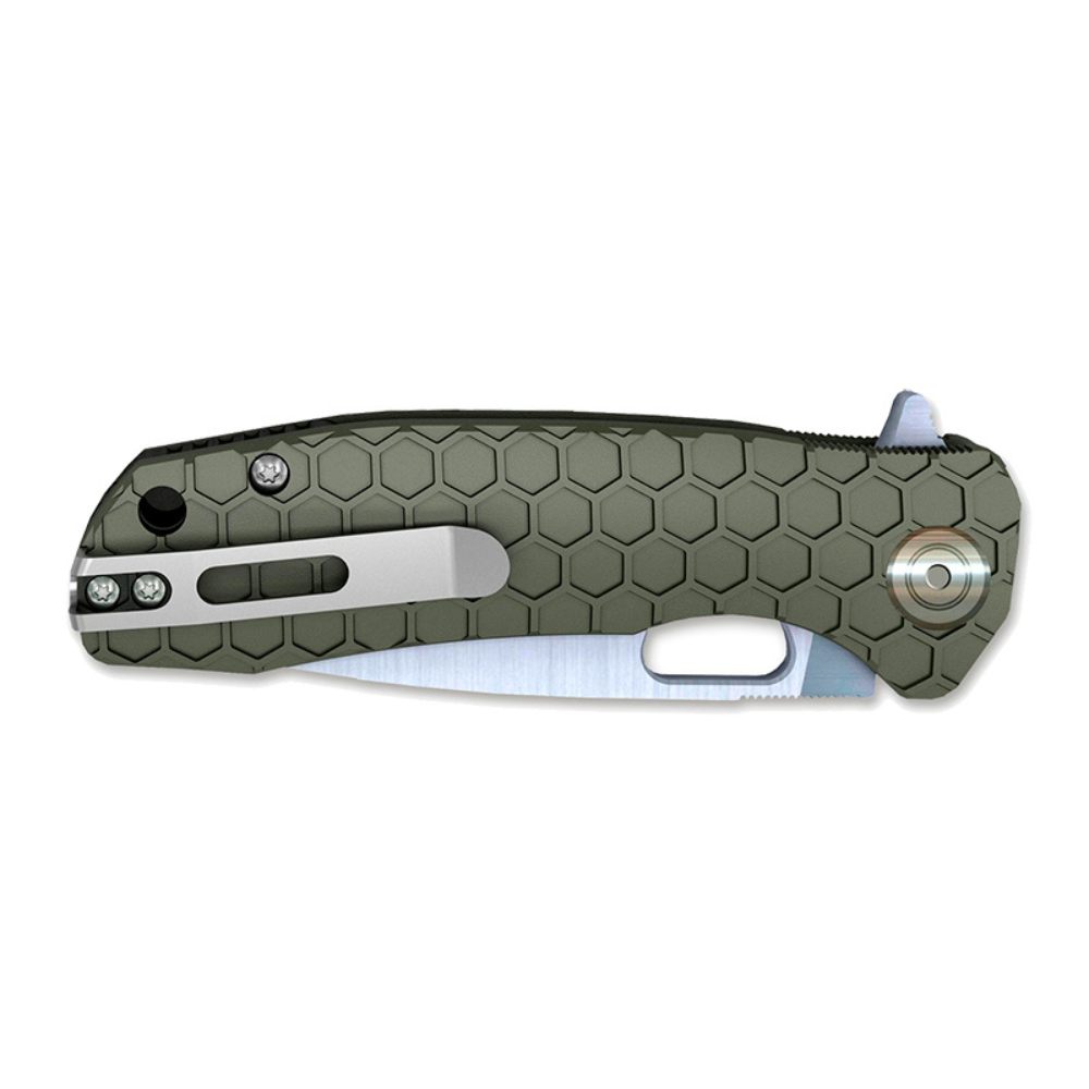 COUTEAU PLIANT FLIPPER VERT MEDIUM | HONEY BADGER