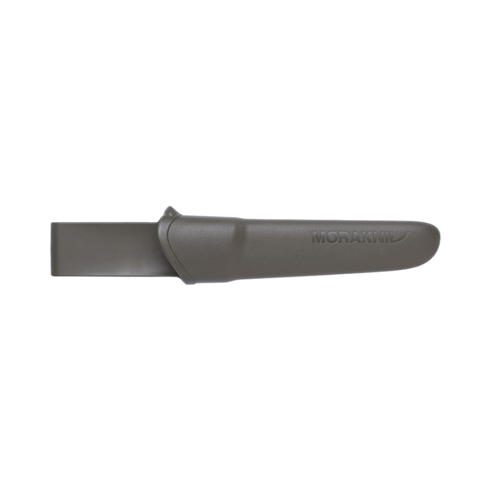 Poignard de survie et de chasse Morakniv Companion MG noir et vert avec lame en acier inoxydable et manche ergonomique en gomme
