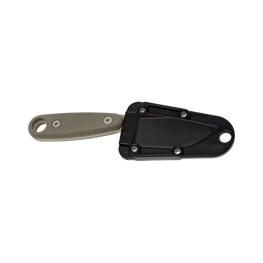 COUTEAU DE SURVIE AVEC ETUI NOIR + CLIP CEINTURE IZULA II DESERT TAN ESEE