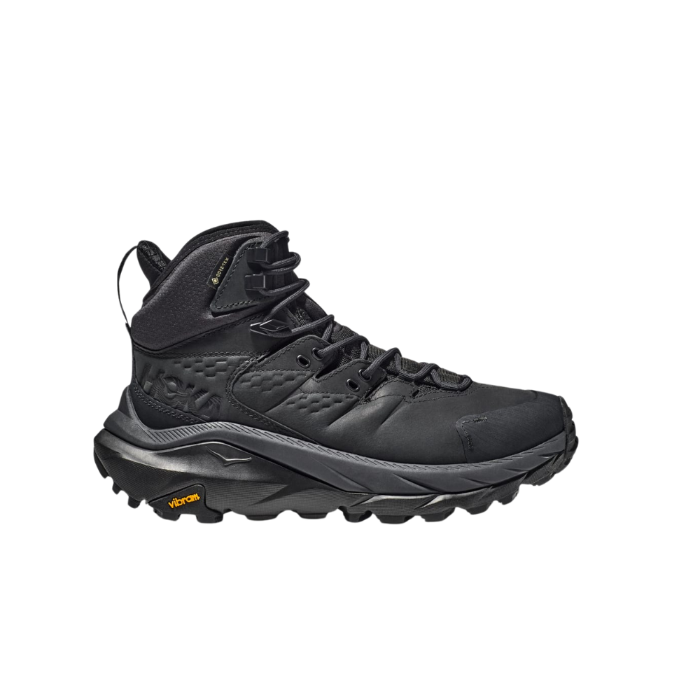 Chaussures de randonnée Kaha 2 GORE-TEX noires de Hoka avec technologie Vibram Mega-Grip et textile recyclé