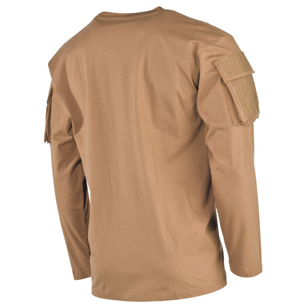 T-SHIRT TACTIQUE US  MANCHES LONGUES TAN | MFH