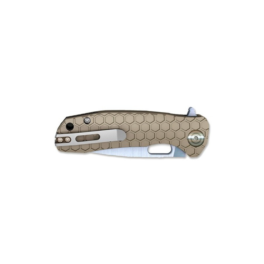 COUTEAU PLIANT FLIPPER TAN LARGE | HONEY BADGER