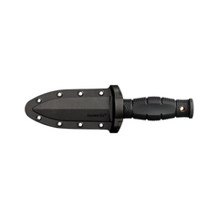 Mini couteau Leatherneck Spear Point de Cold Steel avec lame en acier double tranchant, garde de sécurité et poignée ergonomique en Kray-Ex