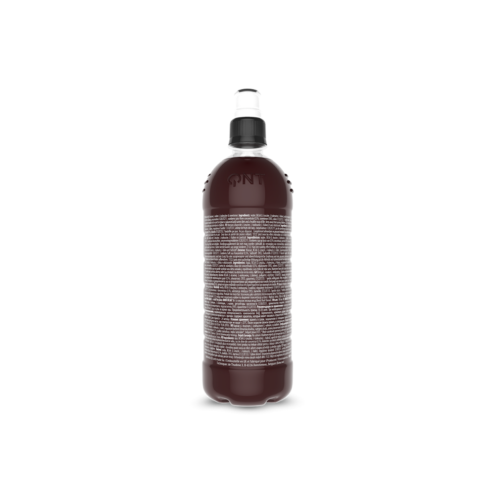 Boisson hydratante BCAA's 8000 Forest Fruit 700ml de QNT, idéale pour la croissance musculaire et la récupération après l'effort