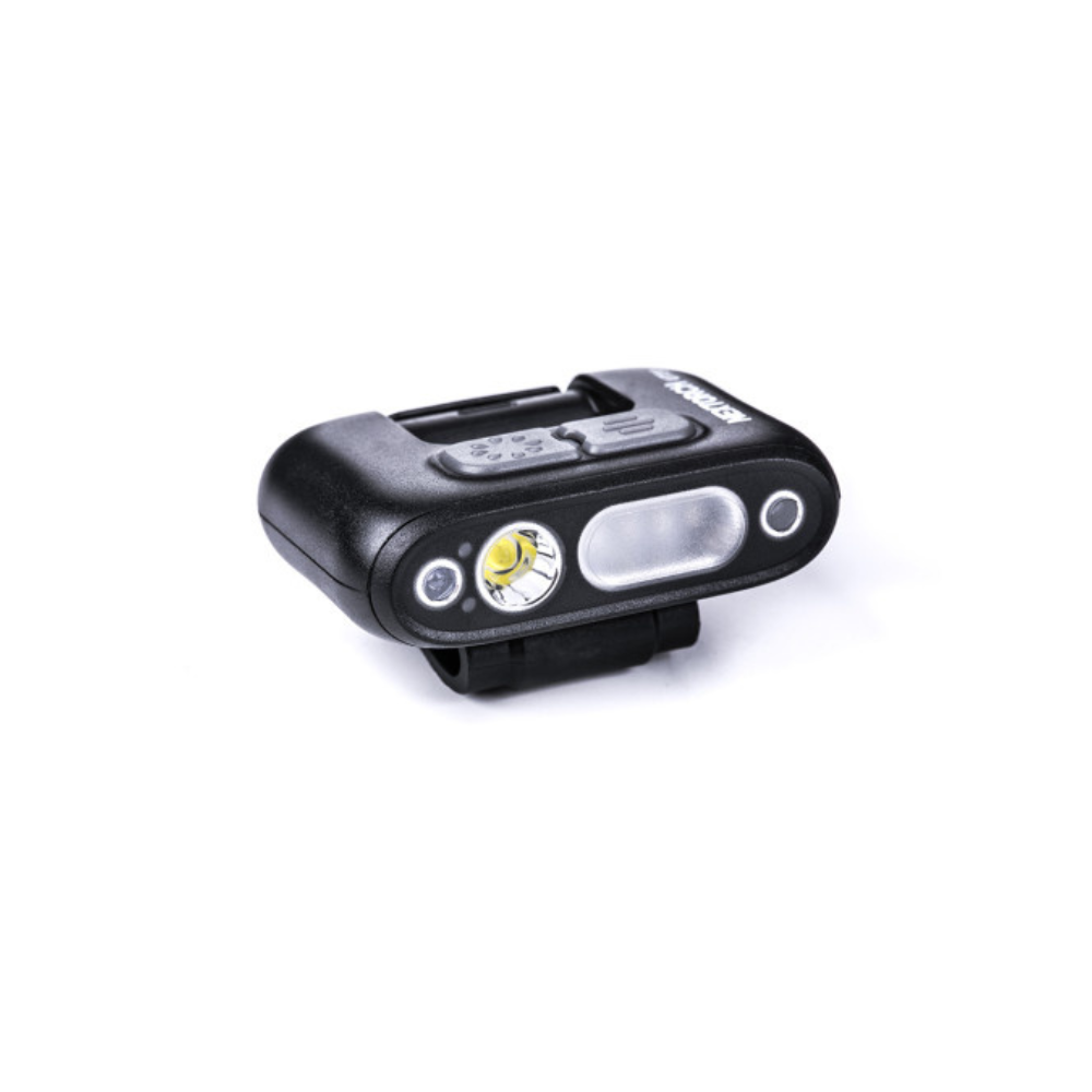 Nextorch UT3 220 Lumens lampe rechargeable noire avec fixation clip, tête pivotante, alerte clignotante et batterie intégrée, résistante aux chutes et éclaboussures d