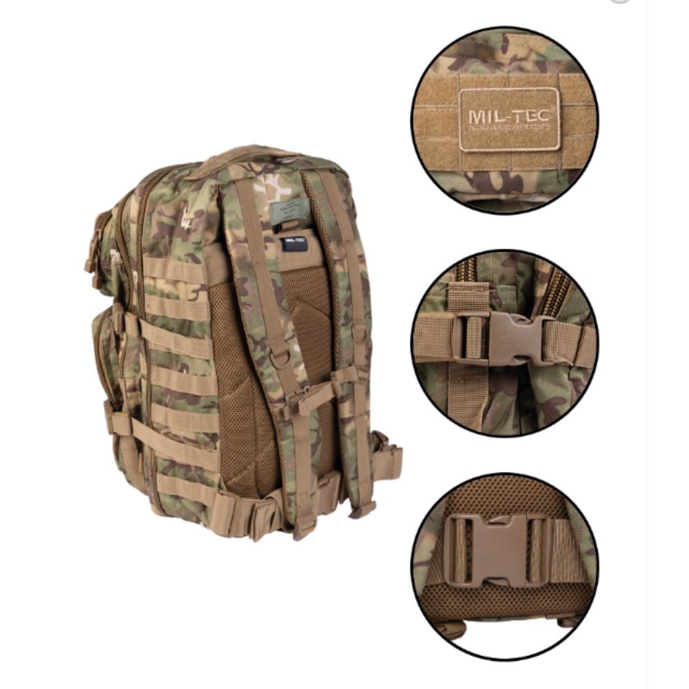 SAC À DOS US ASSAULT LARGE 36L MULTICAM | MIL-TEC