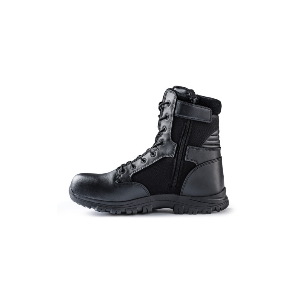 Chaussures de sécurité Sécu-One 8'' Zip TCP PSR noir d'A10 Equipment pour professionnels de la sécurité privée