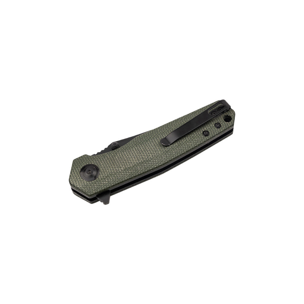 COUTEAU PLIANT MICARTA VERT LAME NOIR | BOKER MAGNUM