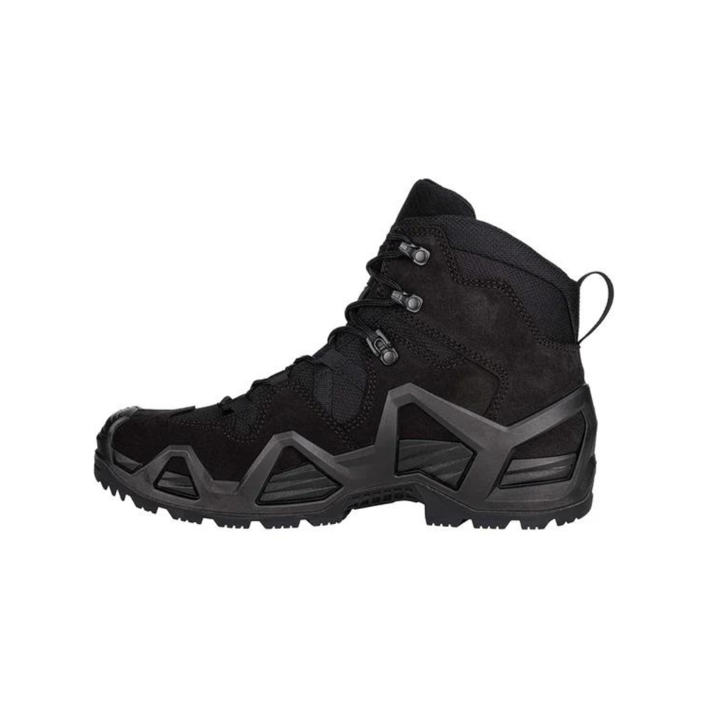 Chaussures de randonnée Zephyr GTX Mid MK2 noires de Lowa, durables et résistantes avec semelle intermédiaire isolante et semelle extérieure antidérapante
