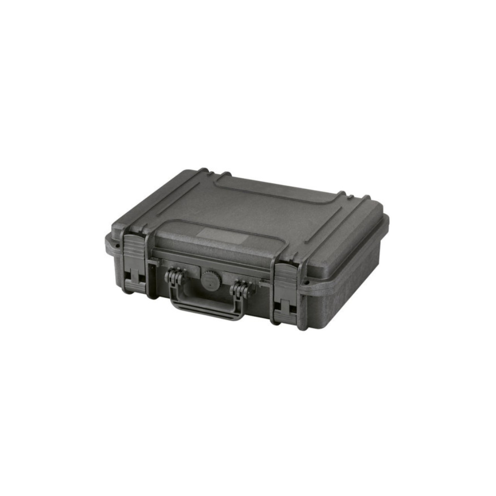 Valise de transport étanche noire MAX380 H115S de MAX CASES, résistante aux chocs et à l'eau.