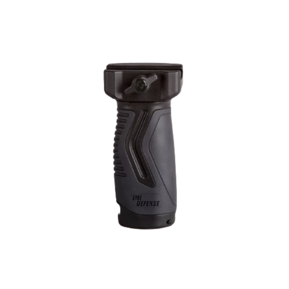 Poignée verticale ergonomique IMI Defense OVG avec surfaces caoutchoutées texturées pour un meilleur contrôle du fusil