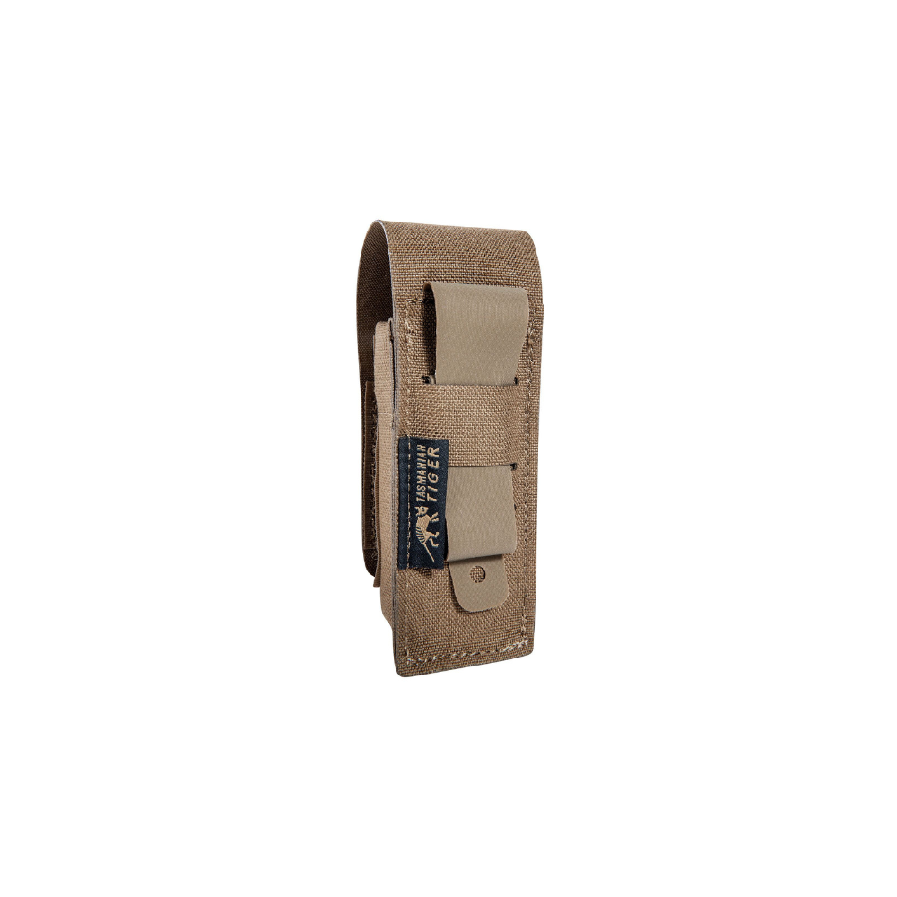 Poche de transport pour chargeur de pistolet TT SGL PISTOL MAG POUCH MKII COYOTE de TASMANIAN TIGER, compatible avec plusieurs marques, système d'attache MOLLE, en