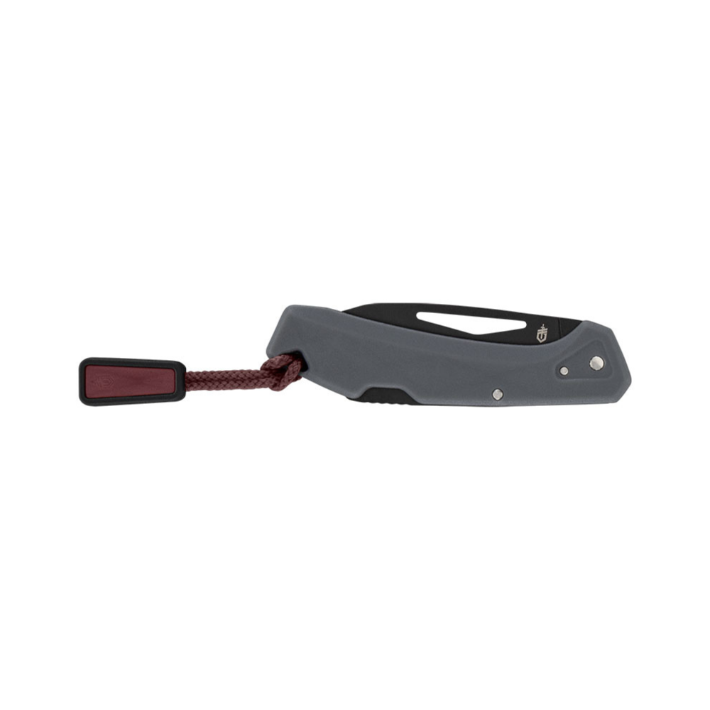 Mini couteau pliant Gerber LST gris, lame de 4,8 cm en acier inoxydable, léger et résistant pour une utilisation quotidienne.