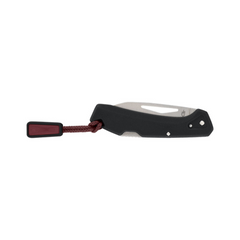 Mini couteau pliant noir Gerber LST de 48mm avec lame en acier inoxydable, finition stonewash et manche GFN noir, idéal pour une utilisation quotidienne.