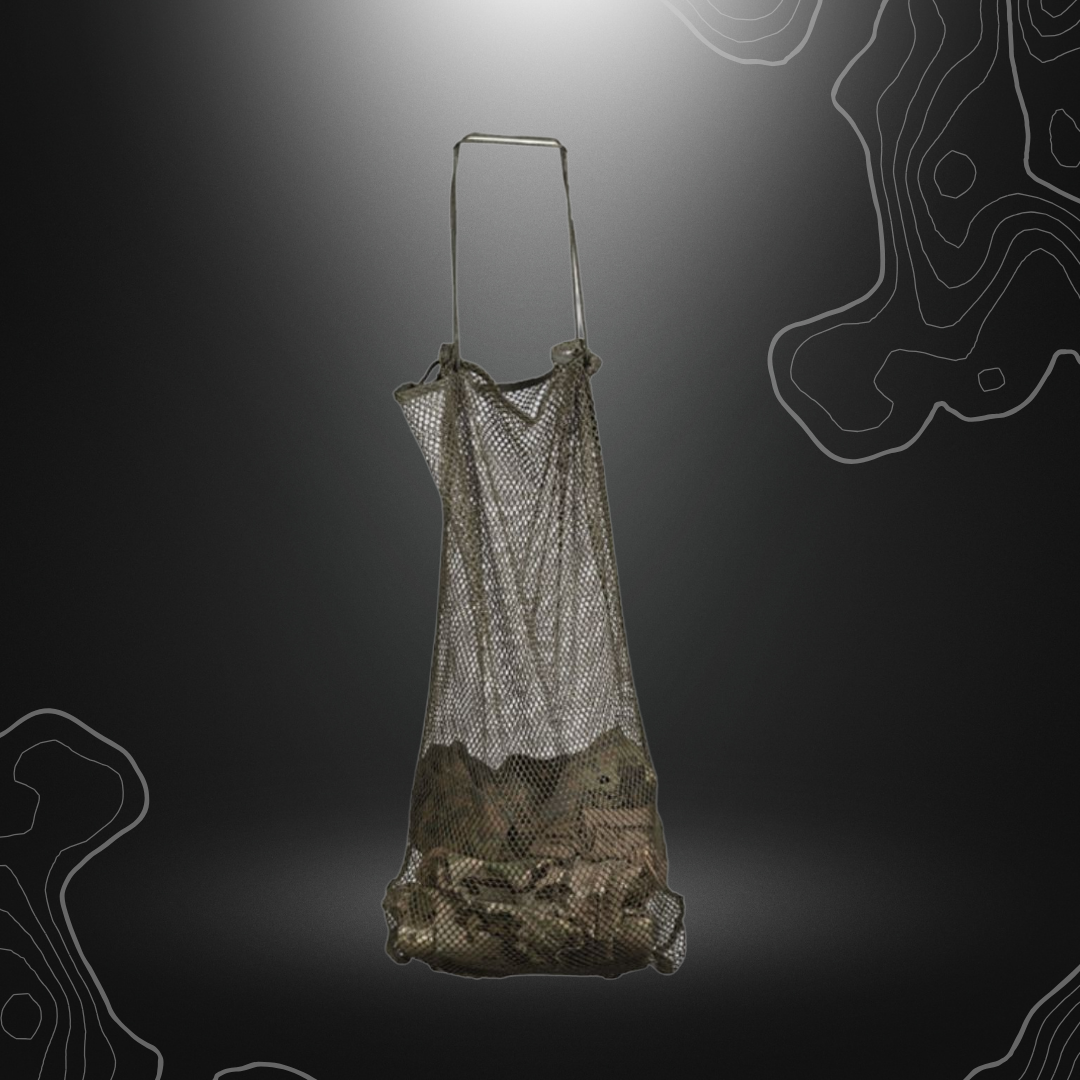 Filet sac à linge vert olive Mil-Tec en polyester, dimensions 50 x 75 cm