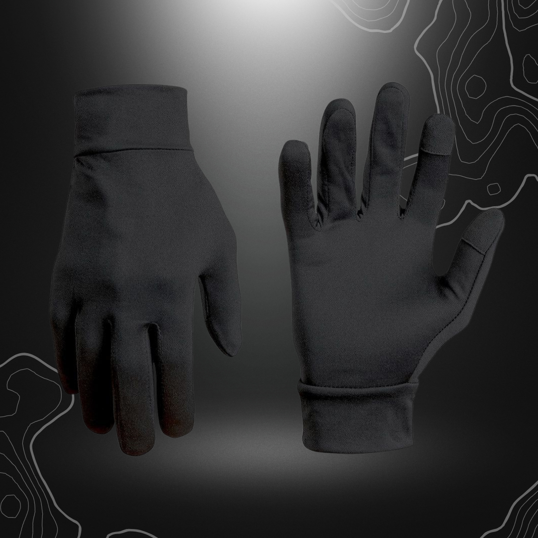 Des gants noirs Thermo Performer de A10 Equipment, offrant une protection thermique optimale entre +10° et 0°C, avec une bonne évacuation de la transpiration et une ergonomie optimale grâce
