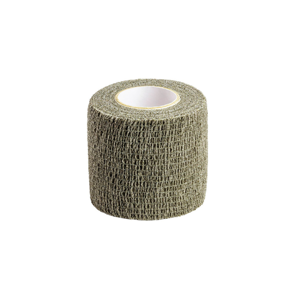 Band auto-grippante noire de 5cm x 4.50m, résistante à l'eau et réutilisable, de A10 Equipment