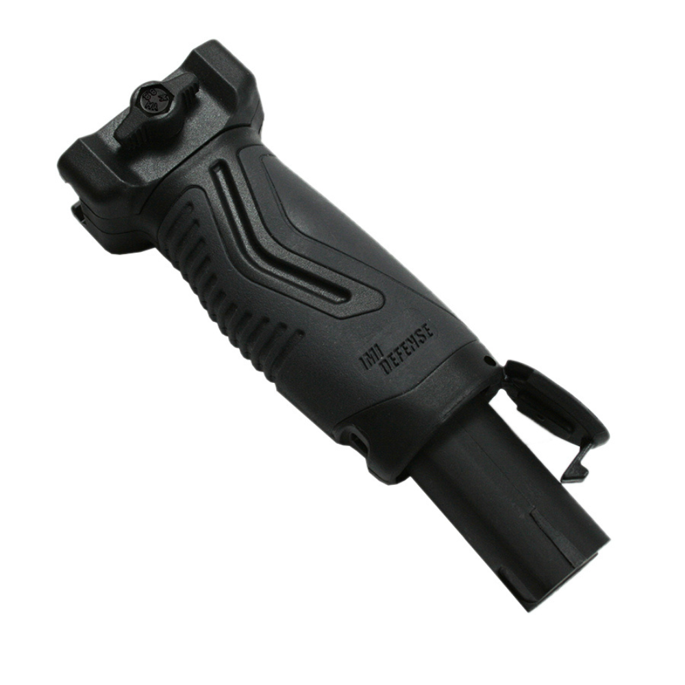 Poignée verticale ergonomique IMI Defense OVG avec surfaces caoutchoutées texturées pour un meilleur contrôle du fusil