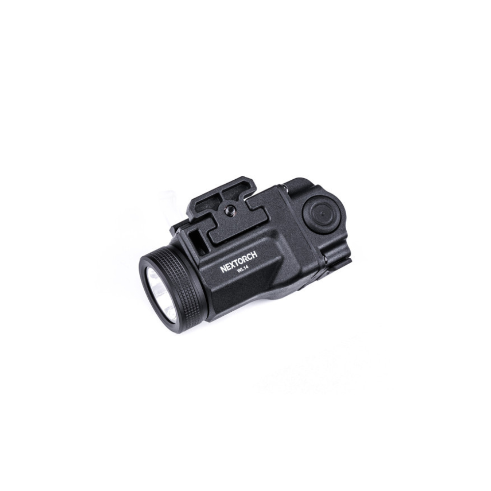 Robuste lampe tactique rechargeable WL14 pour arme de poing, éclairage blanc 500 lumens, avec fixation pour rail picatinny - Nextorch