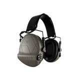 Robuste casque anti-bruit militaire Sordin Suprême T2 avec serre-tête en cuir et technologie SordinHEAR2 pour une atténuation optimale du bruit.