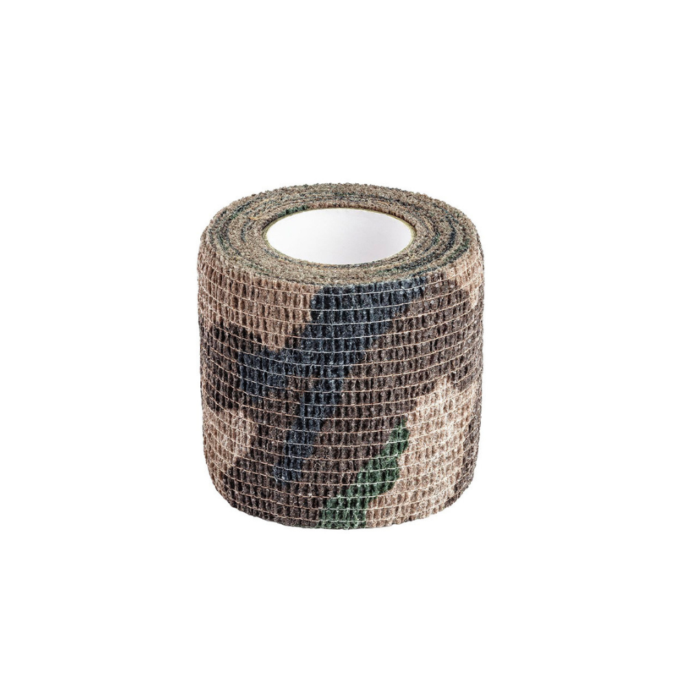 Robuste bande auto-grippante noire de 5cm par 4.50m, résistante à l'eau et réutilisable, fabriquée par A10 Equipment