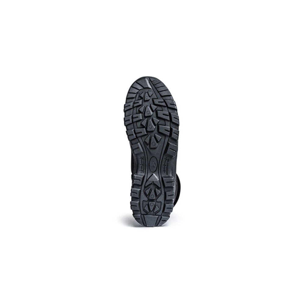 Chaussures SÉCU-ONE 8' Zip noires par A10 Equipment pour professionnels de la sécurité avec semelle extérieure GRIP-URBAN et semelle intérieure ERGO-SOFT pour ad