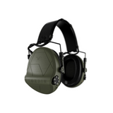Le casque anti-bruit électronique Sordin Suprême T2 avec serre-tête en cuir, de qualité militaire et étanche, offrant une atténuation du bruit élevée pour des applications tact