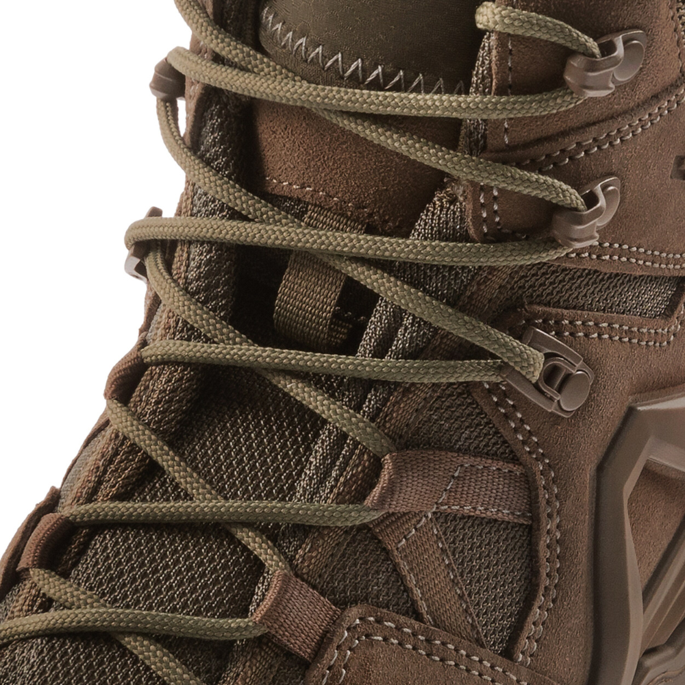 Chaussures Zephyr GTX Mid MK2 Marron de Lowa, mises à jour pour plus de solidité et de performance, avec semelle intermédiaire isolante et résistante, tige en cuir