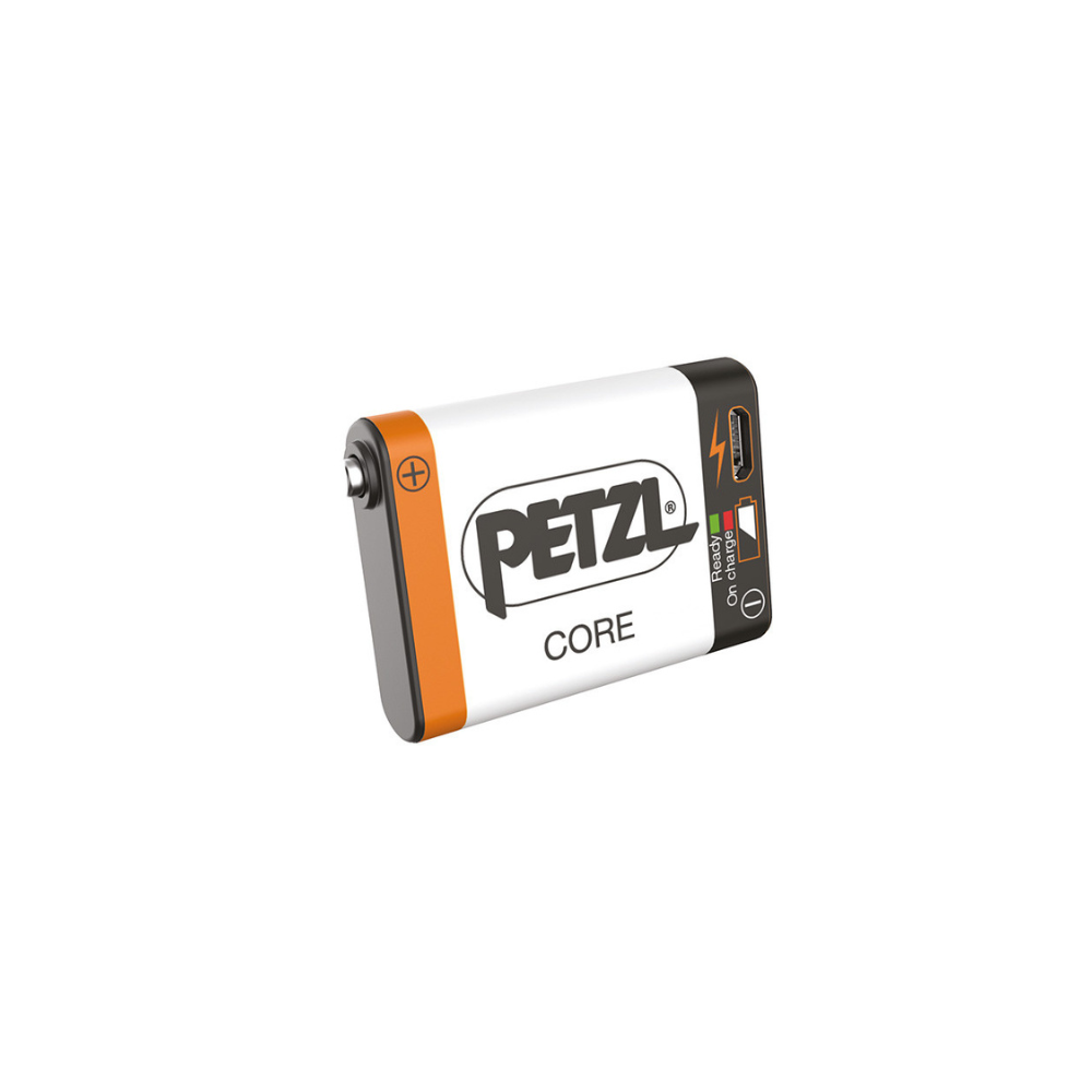 Batterie rechargeable Petzl CORE 3.6V 1250 mAh incluse dans le pack lampe frontale Aria