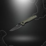 COUTEAU PLIANT MICARTA VERT LAME NOIR | BOKER MAGNUM