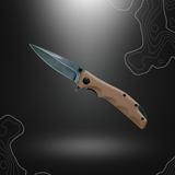 COUTEAU MANDATORY FUN G10 BRUN BLACKWASH | FOX EDGE