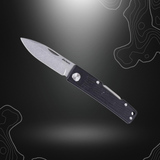 COUTEAU NYLON/FIBRE DE VERRE NOIR 12CM INOX | HERBERTZ