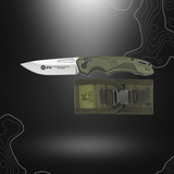 COUTEAU PLIANT ALUMIMUM VERT | K25