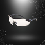 Lunettes balistiques Racers avec verre incolore offrant une protection optimale et un style dynamique, répondant aux normes militaires d'impact balistique