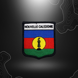 Patch en tissu représentant la Nouvelle-Calédonie