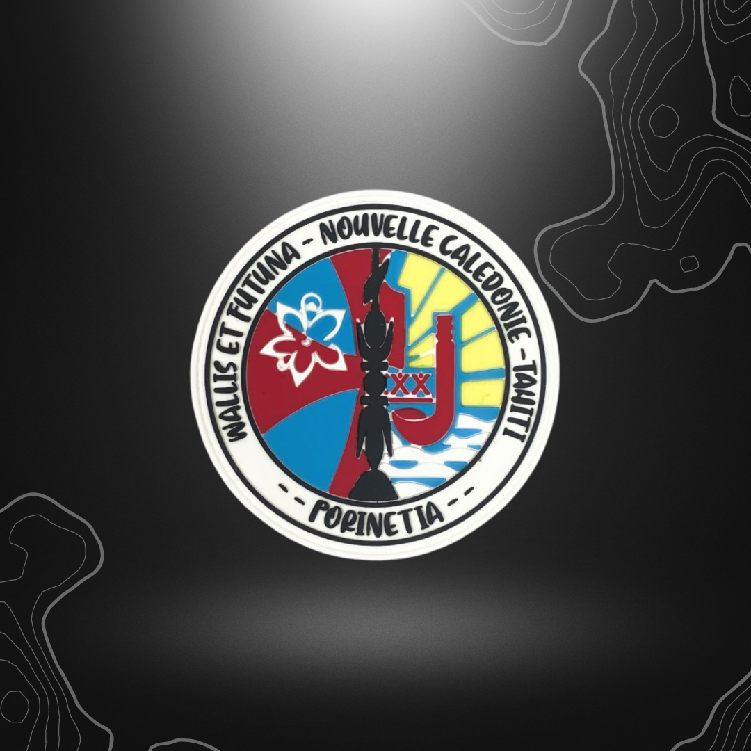 Patch de haute visibilité en PVC pour Wallis et Futuna